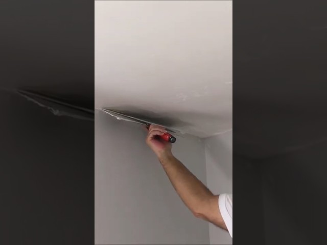 How To Make A Ceiling Repair Disappear!