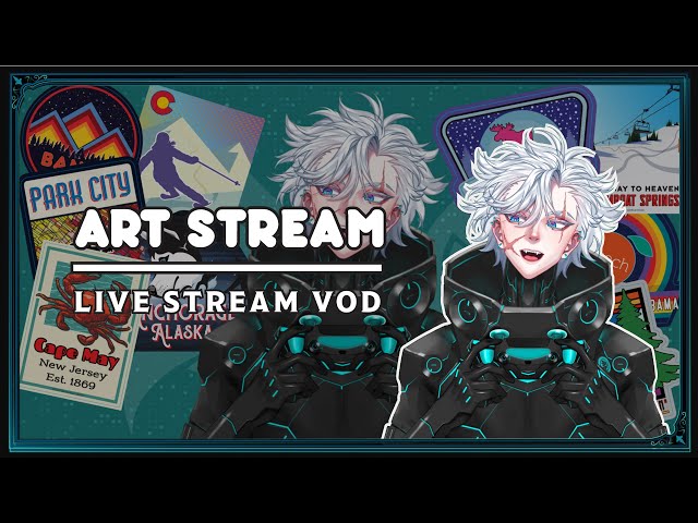 (Graphic Design) That time I became a Vtuber So I could stream my IRL job! #NiccoForKing