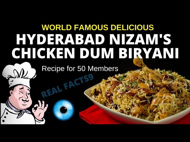 Today Sunday Enjoy with Hyderabadi Chicken Dhum Biryani Recipe