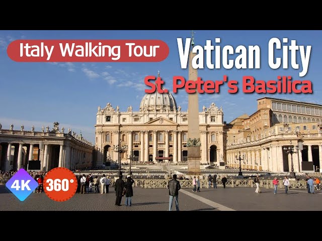 [360 VR] Experience St. Peter's Square in Just 7 Minutes! | Vatican City | Italy | 3D Video