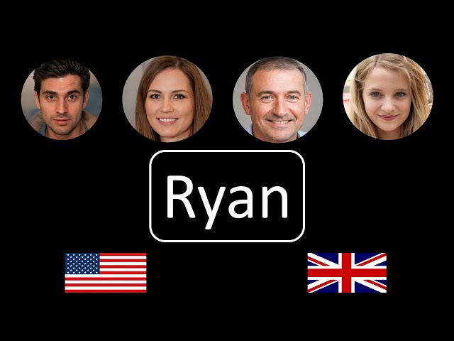 How to pronounce Ryan