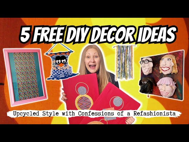 5 Upcycled DIY Decor Ideas You Can Make with Items You Already Have!