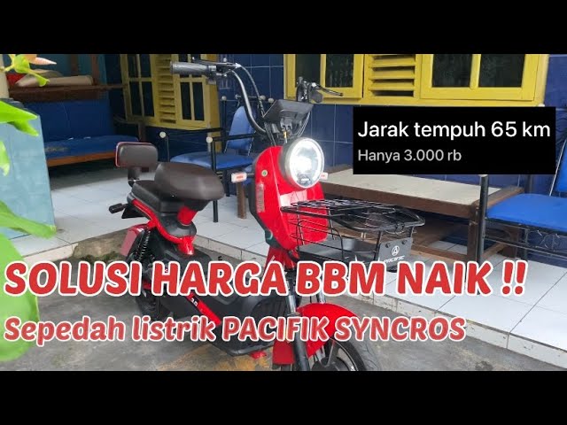 Solusi harga BBM naik !! Sepedah listrik PACIFIC SYNCROS 3.0 #pacific #pacificsynros