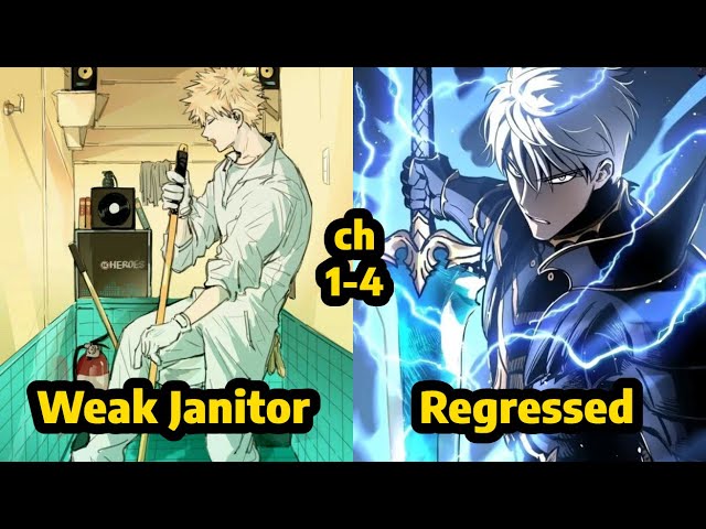 F-Rank Janitor regressed back in Time and Rises to SSS-Rank Power! chapter 1-4 | Mahwa | recap