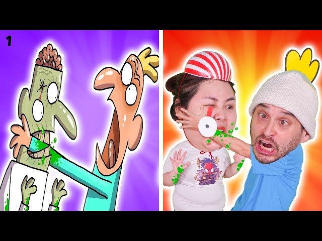 Zombie Come To Real Life | Frame Order's Best Halloween Compilation - Cartoon Box