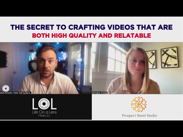 03. Jakob - The Secret to Crafting Videos That Are BOTH High Quality AND Relatable