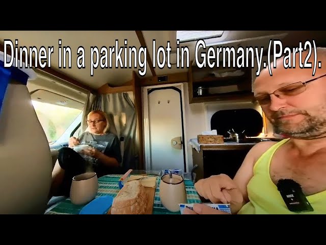 International breakfast. Germany parking.(Part 2).