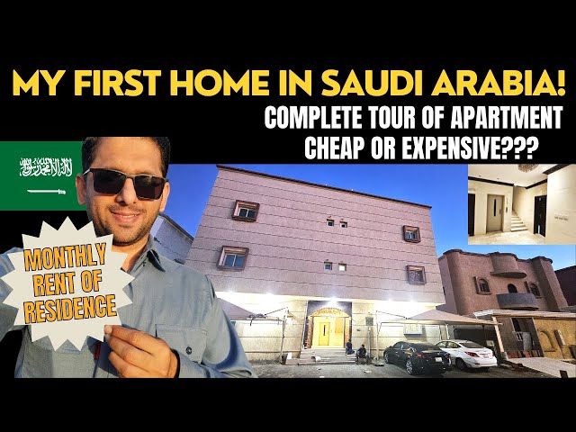 Finally! My Apartment Tour | My First Home in Saudi Arabia | Monthly Rent and Expenses?