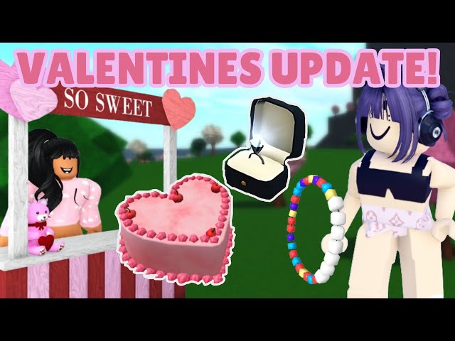 Bloxburg Valentine's Update! Diamond Ring, Friendship Bracelet, Boba And MORE...!