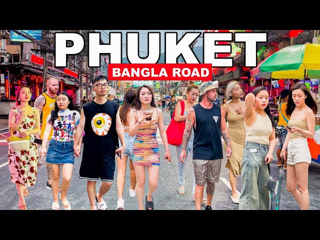 🇹🇭8K - Phuket Tour | Bangla Road | Patong Beach | Best of Phuket Island 🏝️👍