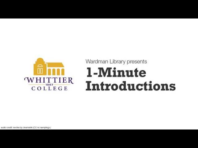 1-Minute Intro: JSTOR