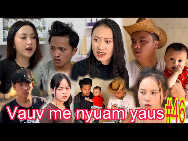 Tub ntxhais quav TikTok #daim46 (vauv me nyuam yaus) by aibvamkhwb pabpawg9d, obyej, Vicky, funny