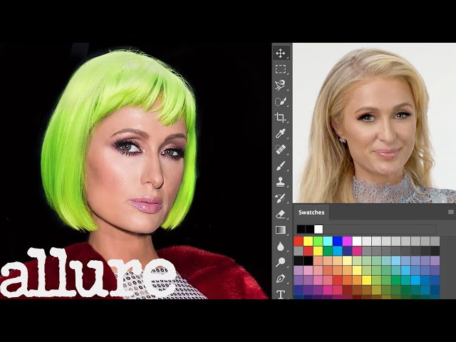 Paris Hilton Photoshops Herself Into 7 Different Looks | Allure