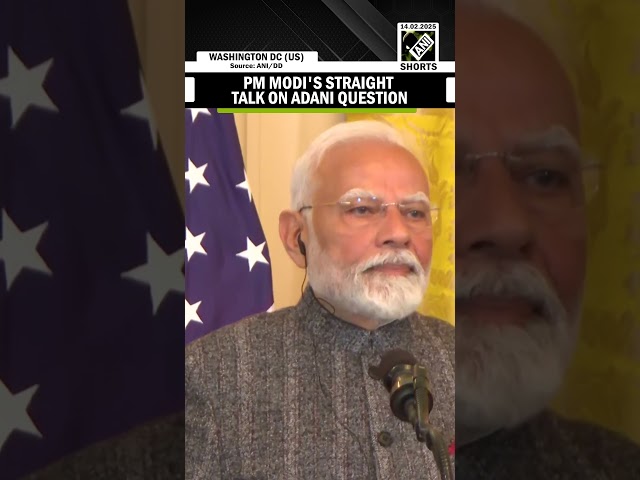 "No individuals discussed..." PM Modi's 'straight talk' on Adani question in Trump's presence