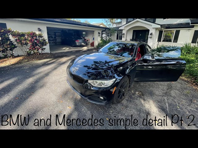 BMW and Mercedes Simple detail part 2