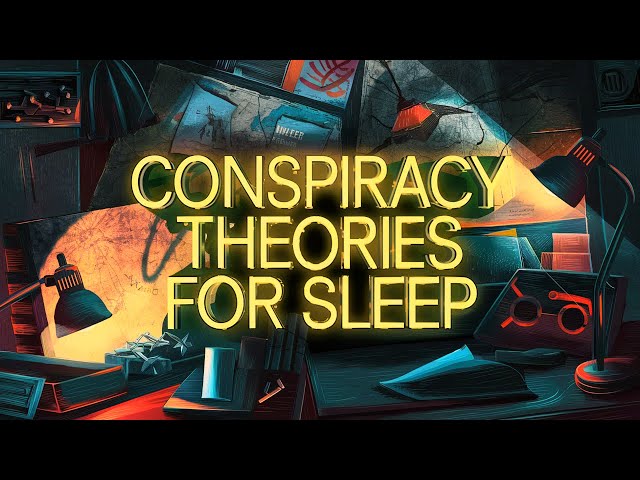 *LIVE* Black Screen Conspiracy Theories to Relax and Sleep |  Rain Sounds For Sleep | Live Stream