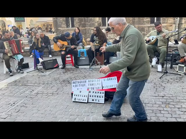 Street Music, Dancing & Exploring Athens | Ermou Market, Greek Parliament & More!