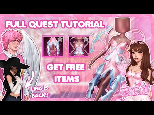 EASY *VALENTINES QUEST* TUTORIAL & LINA IS BACK?? (DTI Valentines Update Roblox)