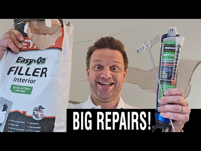 How to DIY Repair Deep Cracks and Badly Damaged Plaster