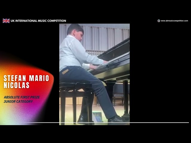 UK International Music Competition 2024 Season 2 Winners Showcase - Stefan Mario Nicolas