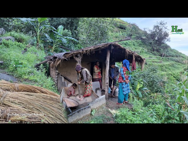 This is Himalayan Nepali Village Lifestyle | Rain And Winter Session Best Complication Video |