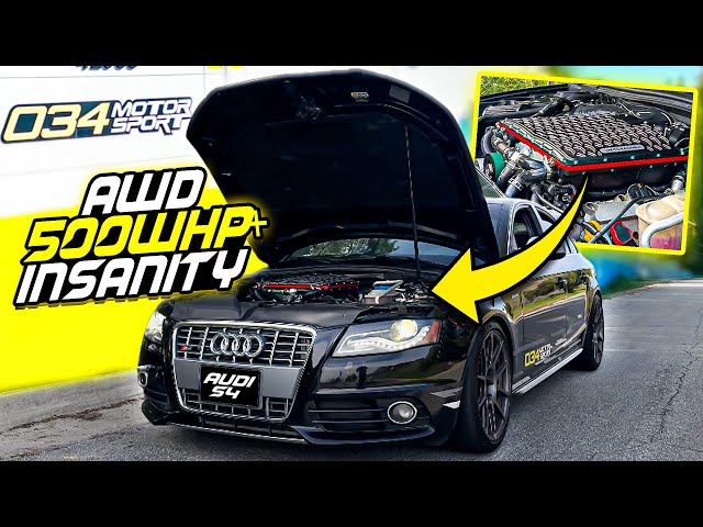 LAUNCHING THE MOST INSANE AUDI S4 *LOUD SUPERCHARGER NOISES*