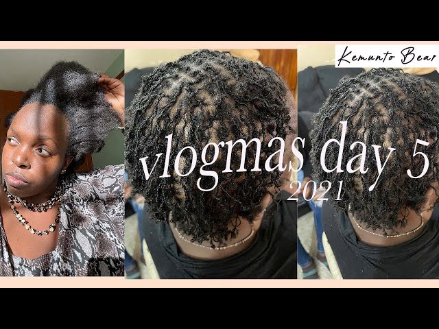 Sisterlocks Installation  Fine/Thin Natural Hair!Vlogmas Day 5