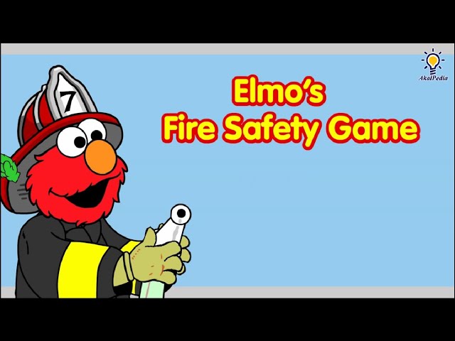 Elmo Fire Safety Sesame Street Educational Games #learning #elmo #sesamestreet #toddlers #kidsvideo