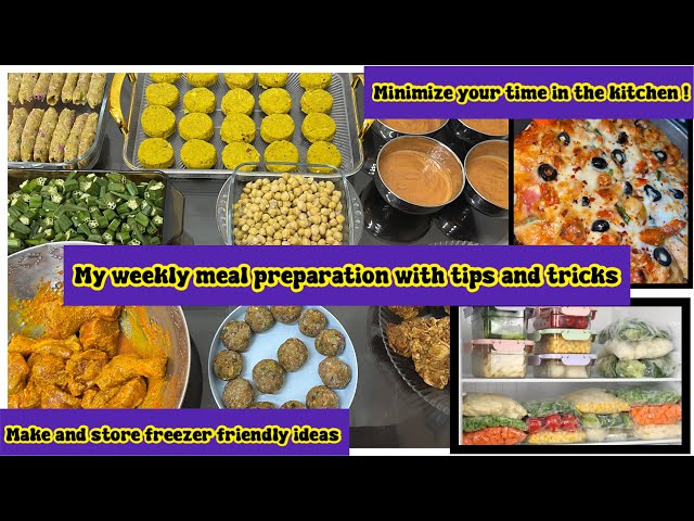 Must watch Pakistani weekly meal prep and planning| Tips to reduce kitchen work for busy moms❤️✌️