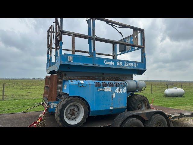 Cheap Scissor Lift Will it Run Genie GS 3268RT