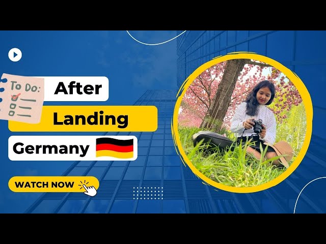 Things to do after arriving in Germany || To Do List in first month || India To Germany