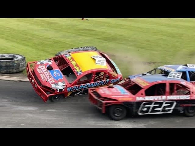 National saloon stockcar Scottish championship @ Cowdenbeath Racewall 8/6/24