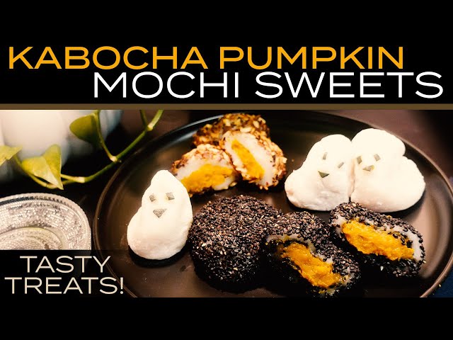 Easy Halloween Pumpkin MOCHI Treats in 30 min! | 3 Recipes!