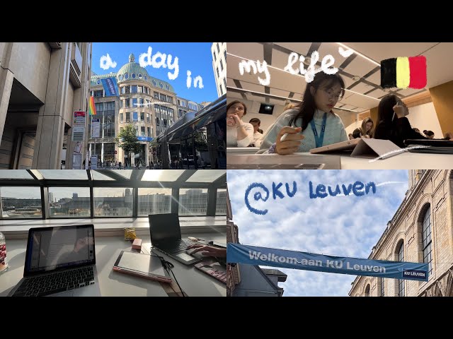 day in the life of a KU Leuven BBA student | du học bỉ: một ngày đi học 🇧🇪