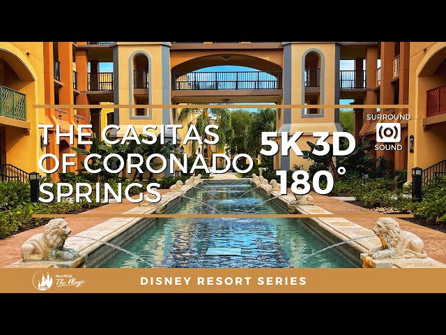 Disney's Coronado Springs Casitas Courtyards (5K 3D 180°)