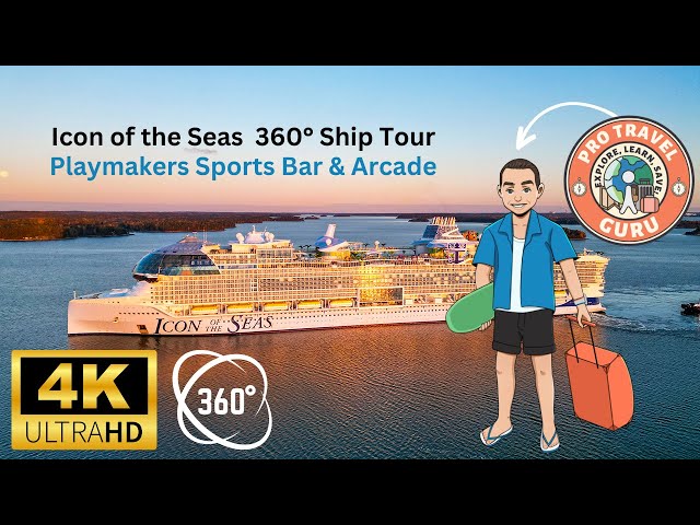 Experience Playmakers Sports Bar on Icon of the Seas | 360° Tour