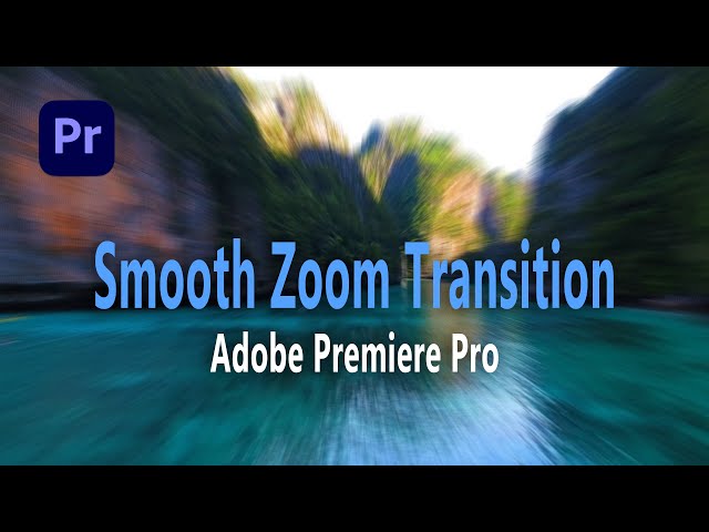 Smooth Zoom Transition - Premiere Pro (Tutorial)