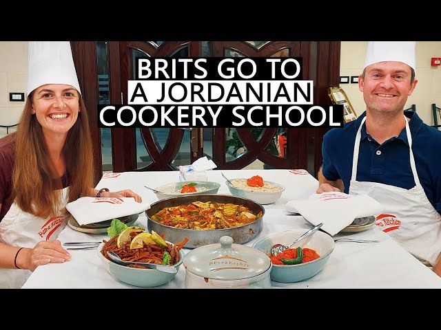 British couple take on a COOKING CLASS in PETRA