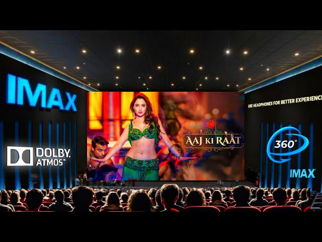 Aaj Ki Raat -|Theatre Experience Dolby  Surround  sound |Stree 2|Tamannaah Bhatia|Rajkummar Rao