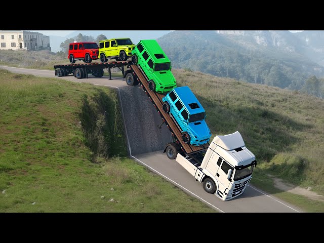 Cars vs Unfinished Road Challenge #2 ▶️ BeamNG Drive