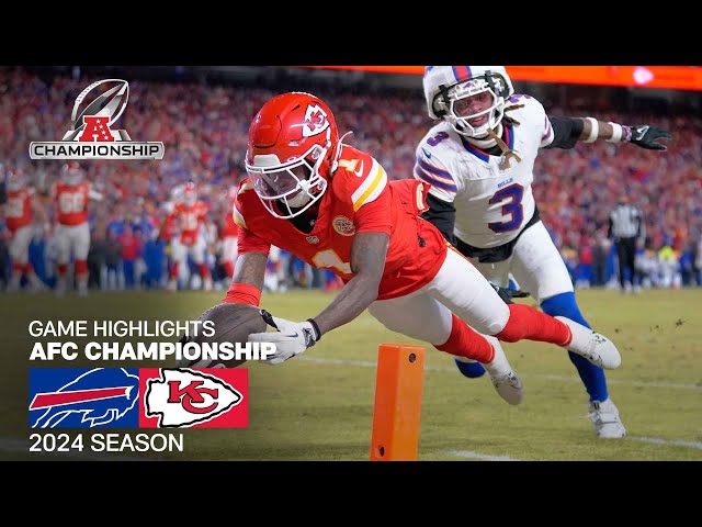 Buffalo Bills vs Kansas City Chiefs Game Highlights | AFC Championship NFL 2024 Season