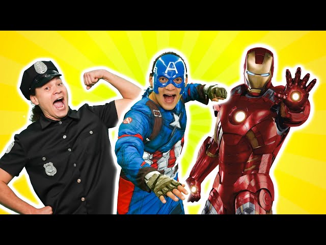 Captain America Help Me!!! and More Superheroes Kids Songs and Nursery Rhymes | BalaLand