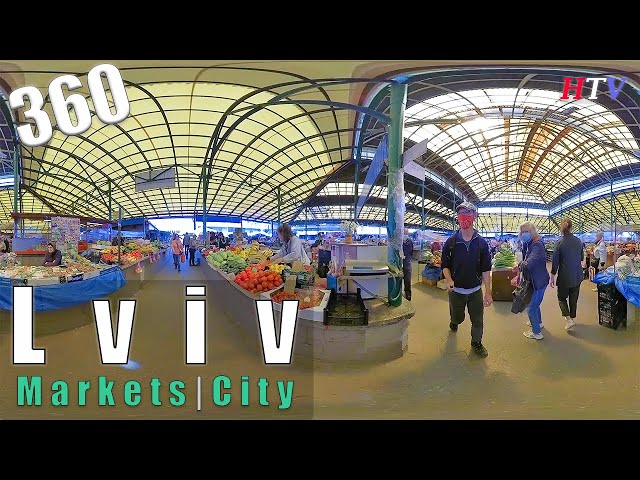 360VR Lviv,Ukraine-Market Walk 2021