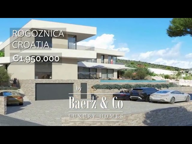 Rogoznica, attractive villa 2nd row by the sea with an open view - Luxury home for sale