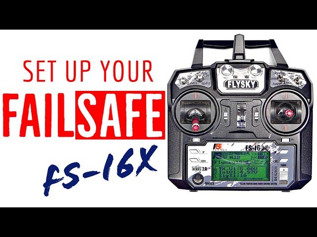 FSi6X Failsafe Setup Tutorial - How to Use FlySky Transmitter Failsafe (fs-i6x, fs-i6)