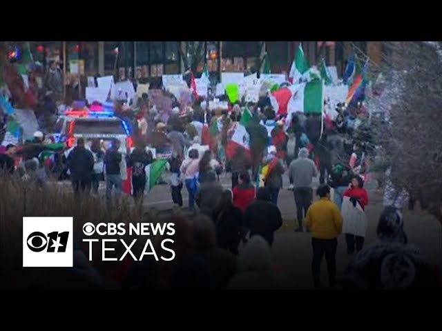 Protesters rally in North Texas over new immigration policies