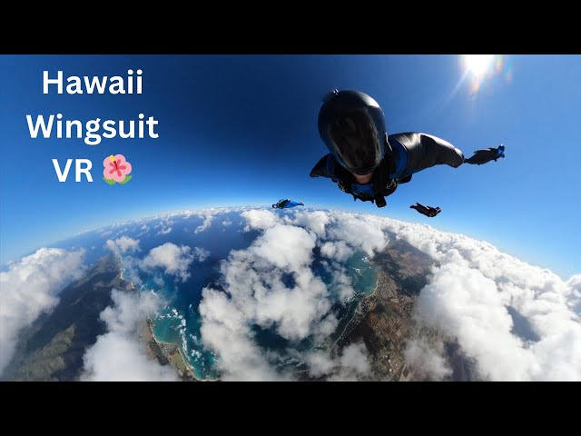 Squirrel suit flying over the Hawaiian Islands | Immersive 360 VR