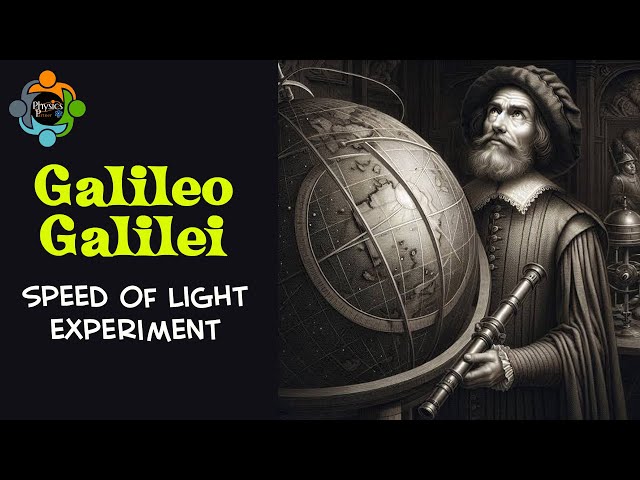 Galileo Galilei - speed of light experiment