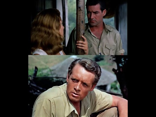 Patrick McGoohan, Michael Craig, Belinda Lee "Nor the Moon by Night" 1958 Sex, love in Kruger Nat Pk