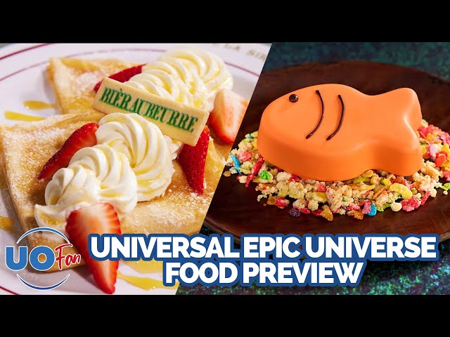 Butterbeer Crêpe?! Yaknog?? - Universal Epic Universe Food Preview | DIS Unlimited Universal Edition